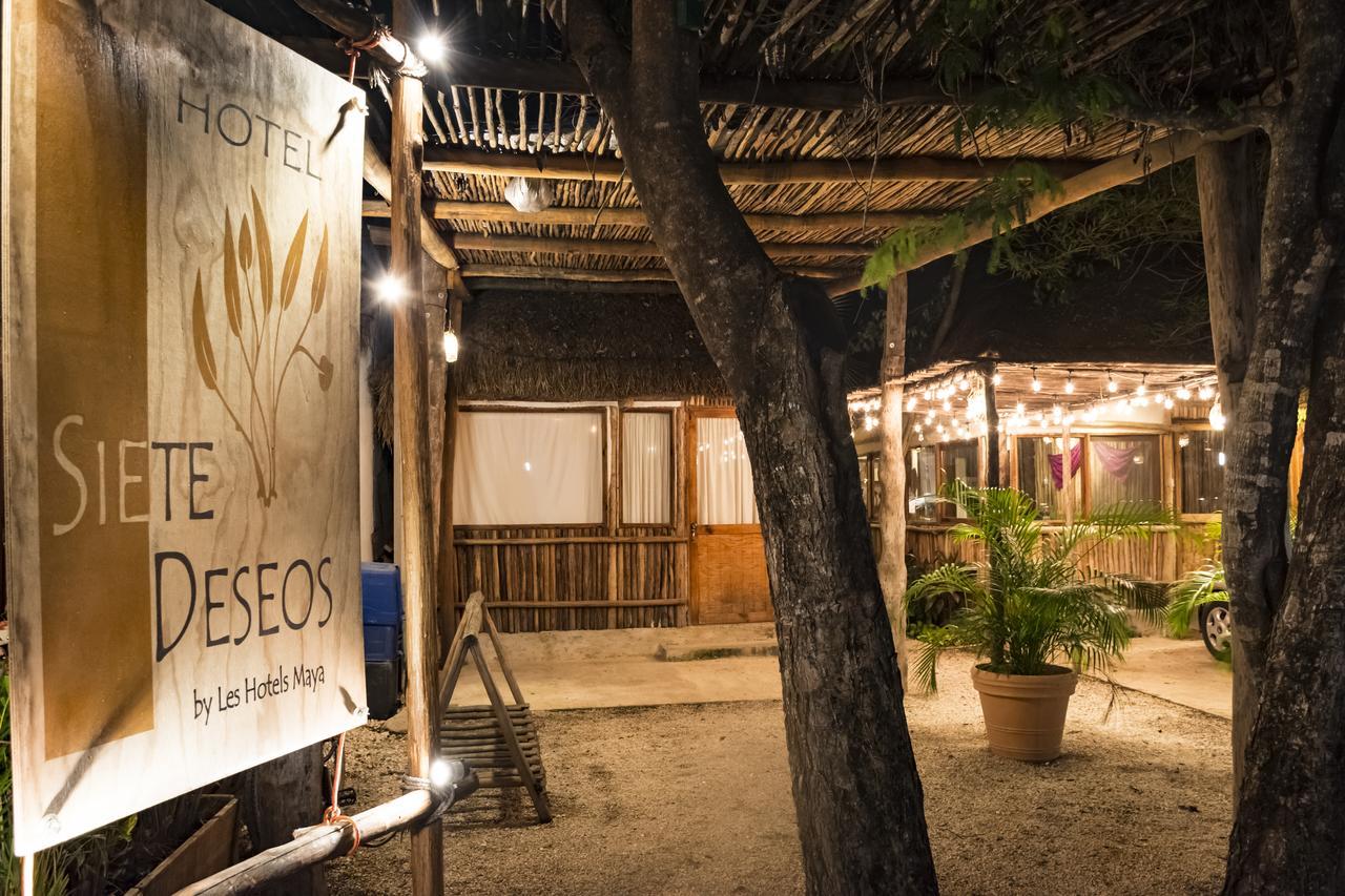Siete Deseos Hotel Tulum Bagian luar foto